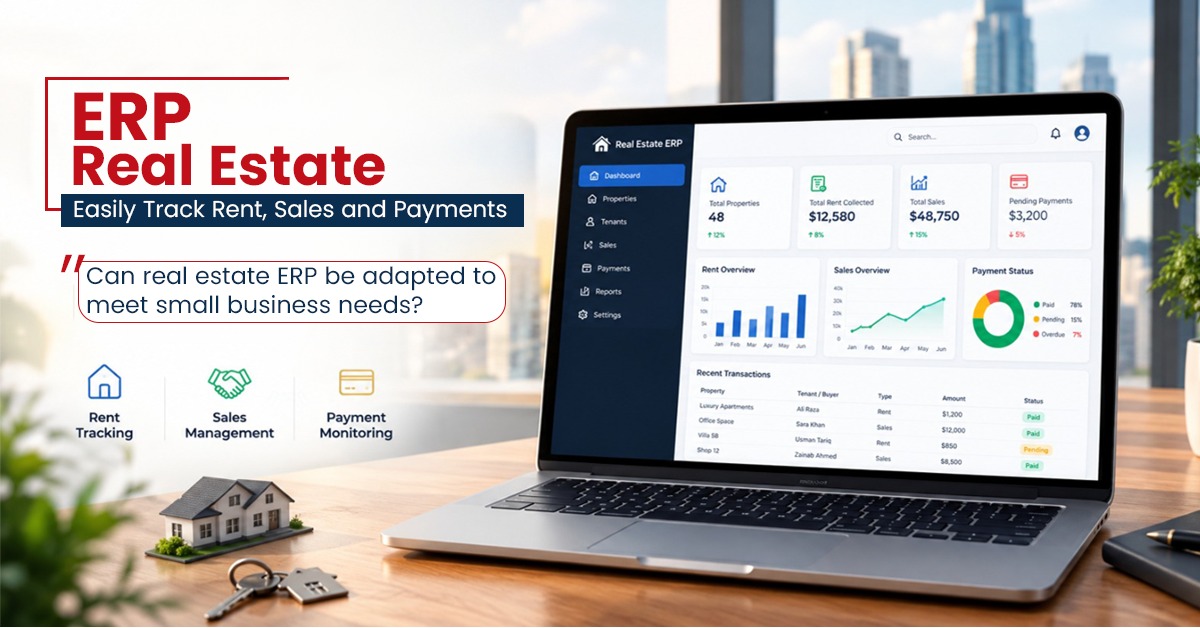 Real Estate ERP Easily Track Rent Sales and Payments
